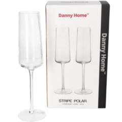 Twin Pack Danny Home Chamagne Glass