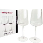 Danny Home Stripe Polar Wine Glass