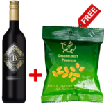 BRoyal Natural Sweet Red 75cl + 1 Free Greenforest Peeled, Roasted & Salted Peanuts 100g