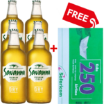 Savanna Dry 6 Pack + Free Ksh250 Safaricom Airtime