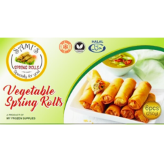 Vegetable Spring Rolls 6pcs