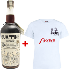 Quaffine Coffee Liqueur 750ml + 1 Free Quaffine Coffee T-shirt