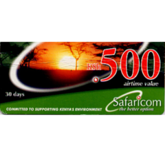 Safaricom Airtime 500ksh