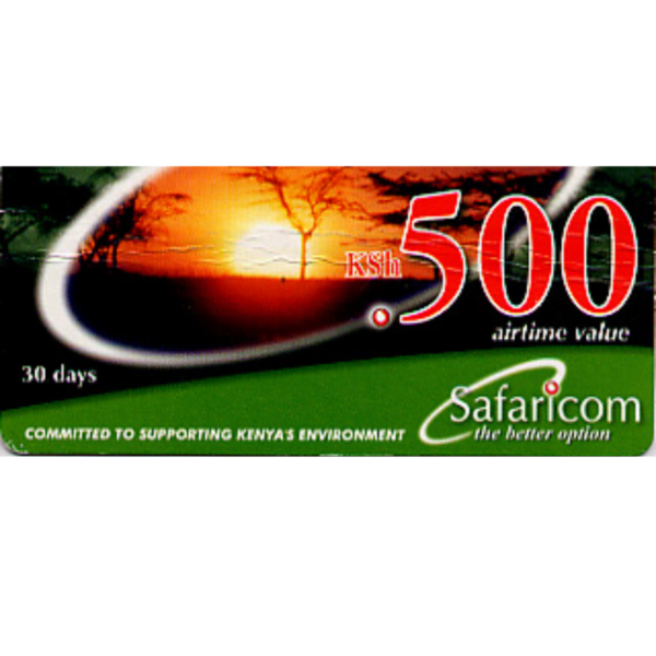 Safaricom Airtime 500ksh