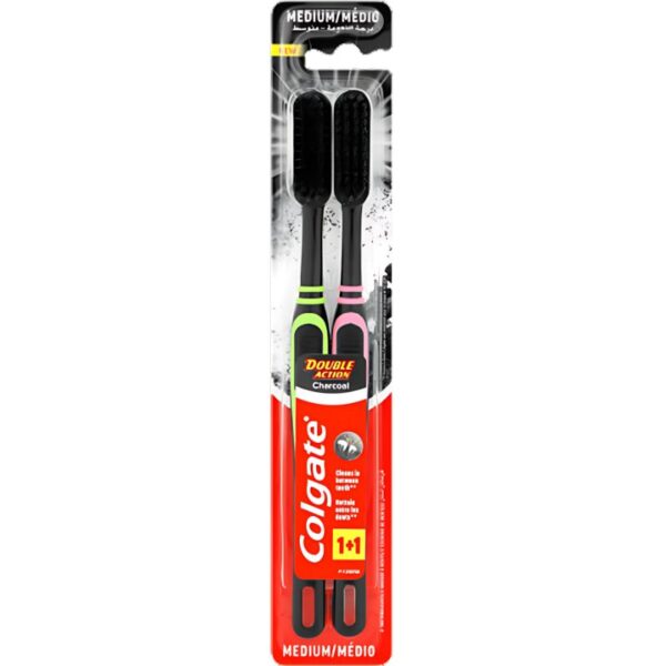 Colgate Double Action Charcoal Tooyhbrush