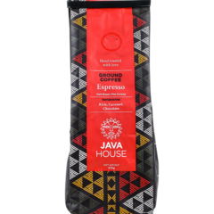 Java House Espresso Rice Caramel Chocolate Hand Roasted Ground Coffee 375g