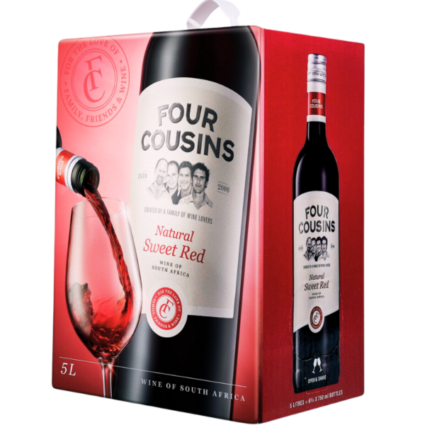 Four Cousins Sweet Red 5 L