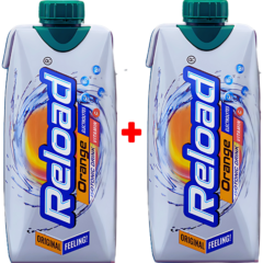 Reload Isotonic Orange Drink Twin Pack 500ml