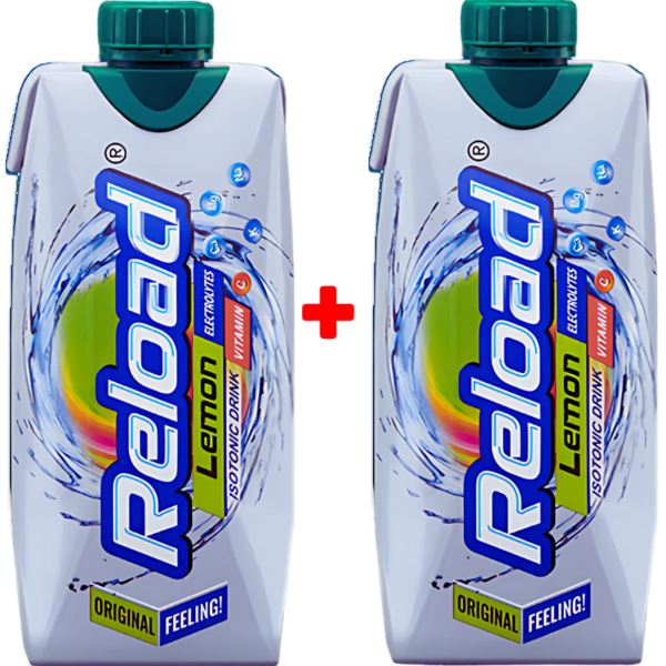 Reload Isotonic Lemon Drink Twin Pack 500ml