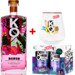 KO Blush Gin 750ml +Free 4 Tonics & 1 KO Branded Gin Glass.