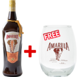 Amarula Cream 750ml + 1 Free Glass