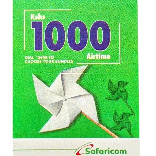 1000 Safaricom Airtime