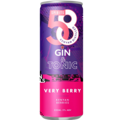 5.8 Gin & Tonic Very Berry 330ml