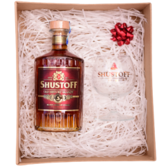 Shustoff Brandy 5yrs Gift Box