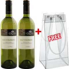 1819 Cruse Sauvignon Blanc 75cl + 1 Free Wine Ice Bag