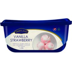 Dairyland Vanilla And Strawberry Ice Cream 1L