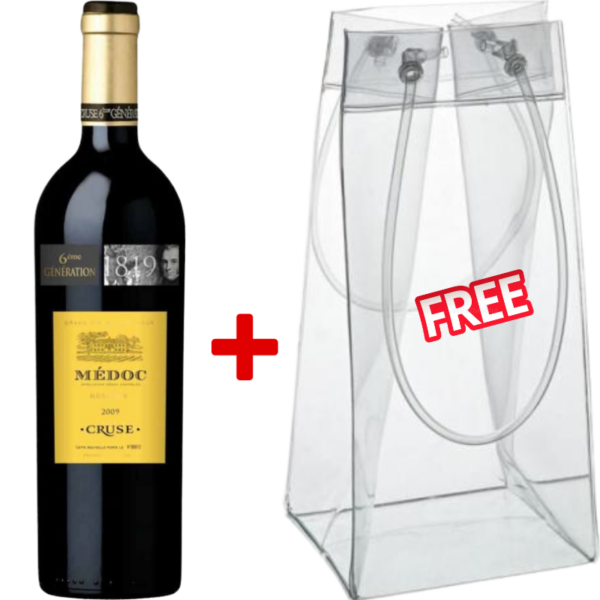 1819 Cruse Bordeaux Medoc Reserve 75cl + 1 Free Wine Ice Bag