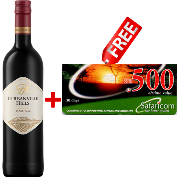 Durbanville Hills Pinotage 75cl + 1 Free Ksh500 Safaricom Airtime