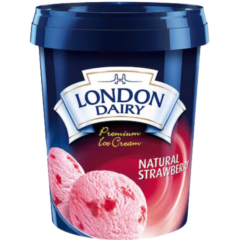 London Dairy Natural Strawberry 500ml