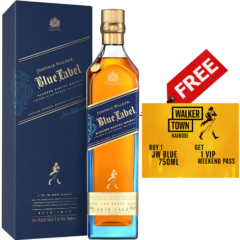 Johnnie Walker Blue Label 700ml + 1 Free VIP Weekend Pass