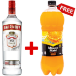 Smirnoff Red 1L + 1 Free Minute Maid Orange Pulpy Juice 1L