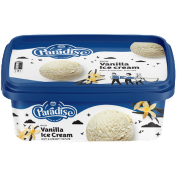 Nestle Paradise Vanilla Ice Cream Tub 850ml