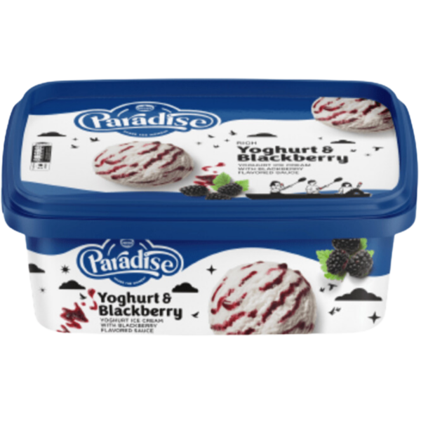 Nestle Paradise Yoghurt & Blackberry Tub 850ml