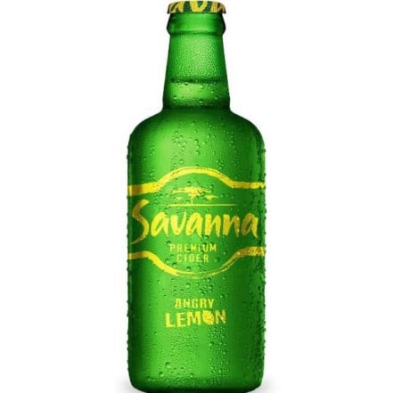 Savanna Premium Cider Angry Lemon 330ml - Oaks & Corks