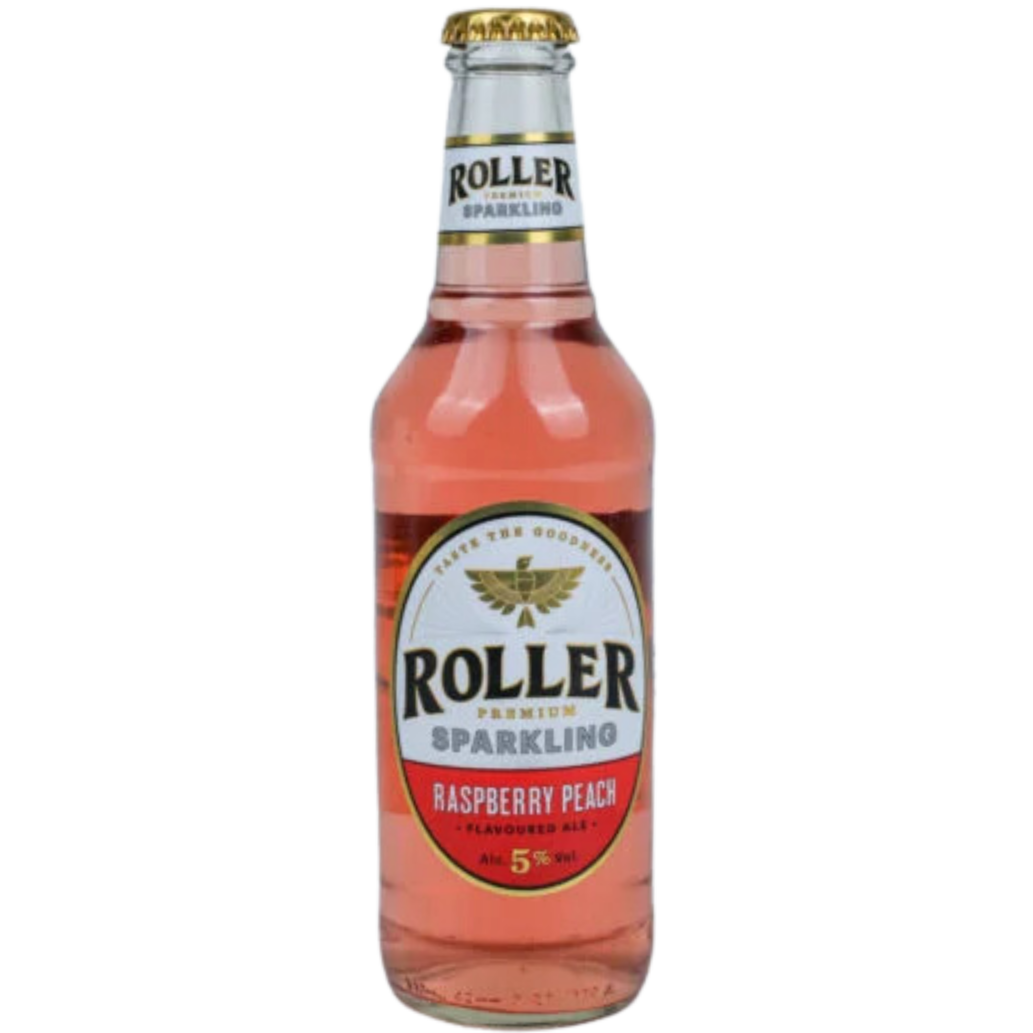 Roller Premium Sparkling Raspberry Peach 330ml - Oaks & Corks