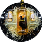 American honey and glass hamper