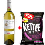 Calvet Varietals Chardonnay + Free Kettle Chips