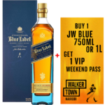 Johnnie Walker Blue Label 700ml + 1 Free VIP Weekend Pass