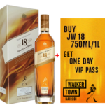 Johnnie Walker 18 Years Old 750ml + 1 Free VIP Day 1 Walker Town Ticket