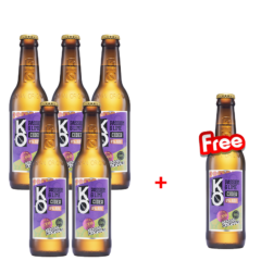 KO Cider Passion & Lime 5+1 Bottle 330ml