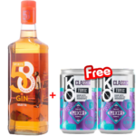 KO 58 Gin Spiced Orange 750ml + KO Classic Tonic Can 200ml